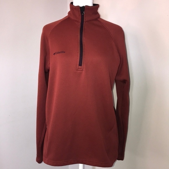 Columbia Warm Brown Pullover Jacket Size Smallββ - Picture 2 of 8